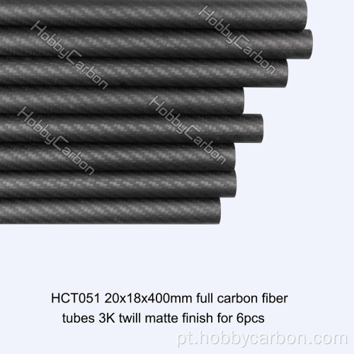 Postes de fibra de carbono alimentados com água